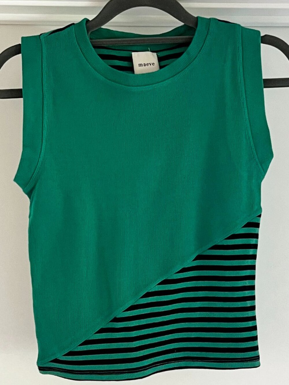Maeve Ribbed Muscle Tank - Picture 2 of 4